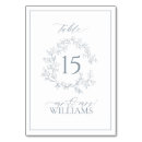 Search for elegant table cards Dusty blue