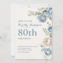 Search for female 80th birthday invitations Typography