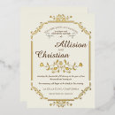 Search for vintage glam wedding invitations Unique