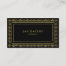 Search for art nouveau business cards elegant