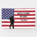Search for welcome home banners Flag