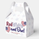 Search for 4th of july favor boxes Red white and due