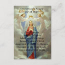 Search for blessed virgin mary invitations Rosary