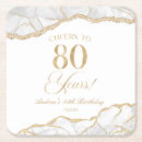Search for 80th birthday coasters Cheers to 80 years