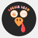 Search for turkey face stickers Thanksgiving