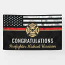 Search for firefighter banners First responder