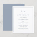 Search for dusty blue wedding save the dates Classic