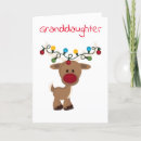Search for granddaughter christmas cards Reindeer