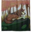 Search for wolf shower curtains Wolves