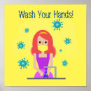 Search for hand washing posters virus