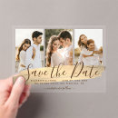 Search for 3 photo invitations Gold