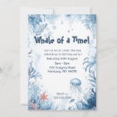 Search for marine birthday invitations Jellyfish