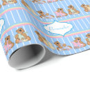 Search for teddy bear wrapping paper Baby boy
