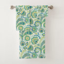 Search for spring green bath towels Paisley