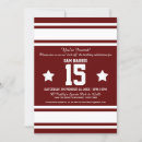 Search for football jersey invitations Team colors