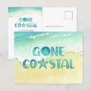 Search for tropical moving announcement cards Watercolor
