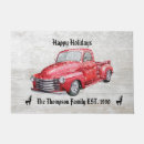 Search for blue truck holiday decor Watercolor