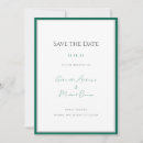 Search for emerald green save the dates Stylish