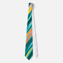 Search for orange and teal ties Retro