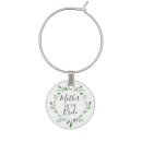 Search for bridal shower wine charms Greenery