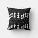 Search for black and white christmas pillows Modern