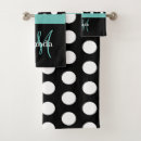 Search for black green white bath towels Pattern