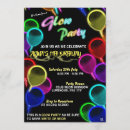 Search for glow in the dark dance invitations For kids
