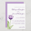 Search for tulip wedding invitations Purple