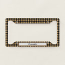 Search for black and gold license plates Classic