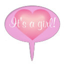 Search for gender reveal cake toppers It's a girl