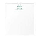 Search for golf notepads Monogrammed