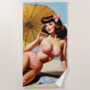 Search for cute beach towels Vintage