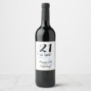 Search for 21st birthday wine labels Legal