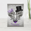 Search for heart and skull valentines day cards Dark