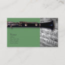 Search for clarinet business cards Leslie