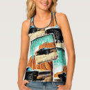 Search for car all over print womens tank tops vintage