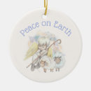 Search for peace on earth ornaments Christian