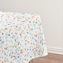 Search for confetti tablecloths Retro style