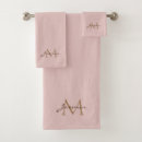 Search for pink and gold bath towels Simple