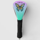 Search for butterflies golf head covers Colorful