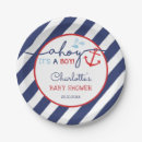 Search for nautical paper plates Under the sea