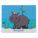 Search for hippopotamus puzzles Cute