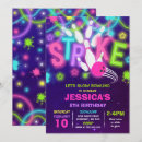 Search for glow in the dark birthday invitations Cosmic bowling
