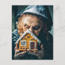Search for gingerbread postcards Witch