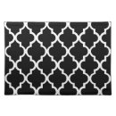 Search for black and white placemats Elegant