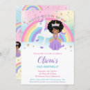 Search for african american princess birthday invitations Whimsical