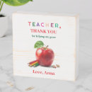 Search for thank you plaques Teacher appreciation