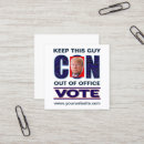 Search for campaign business cards Presidential election