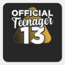 Search for 13 year old stickers Birthday