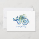 Search for octopus christmas cards Blue